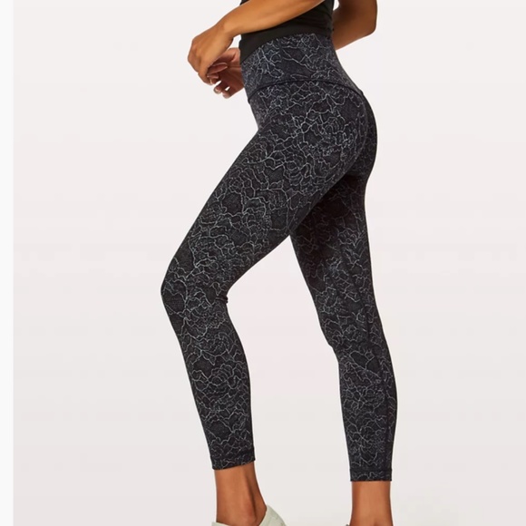 lululemon athletica Pants - LULULEMON High Rise Lacescape ALIGN Pant II 25in Leggings SZ 4